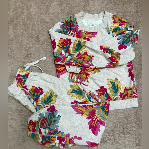 Anthropologie Camilla Sartuday Sunday Edita Ruched sweatshirt and pant - size XS - Picture 4 of 16